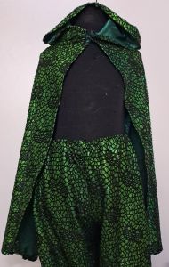 Kids Costumes to Hire - Green Cape & Pants - CHILD